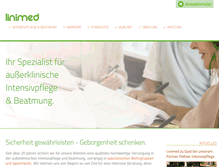 Tablet Screenshot of linimed.de